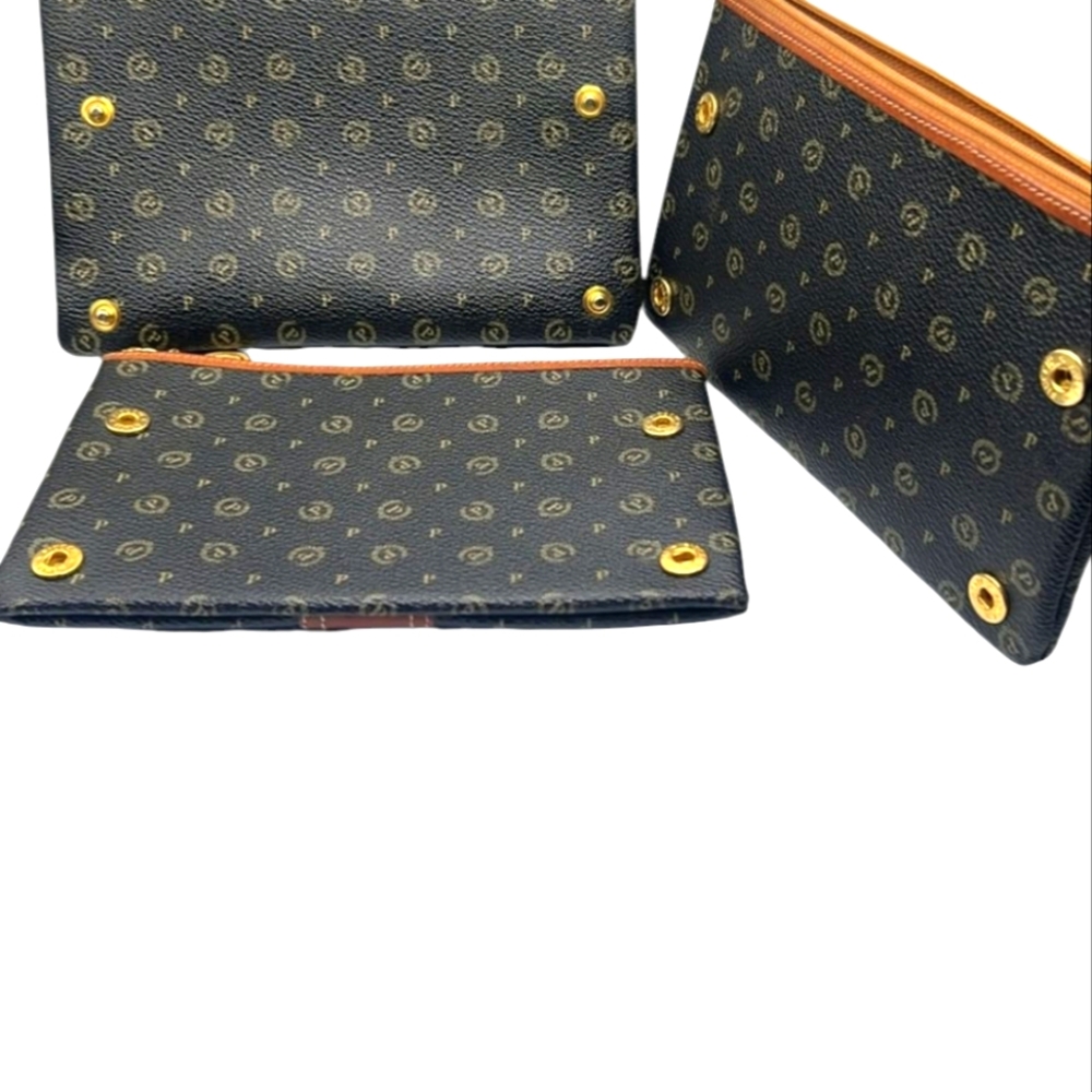 Pollini Leather Wallet That Turns Into 3 Individual Wallets - Picture 4 of 11